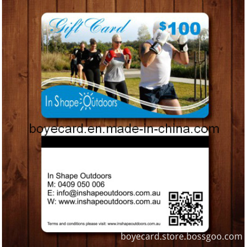 Plastic PVC Qr Barcode Card (BY-B7)